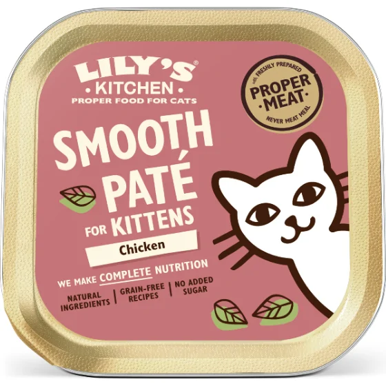 Lily's Kitchen Paté met Kip Kitten natvoer 19 x 85 gram