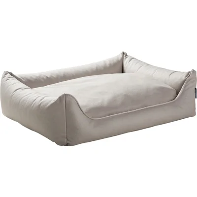 MaxxNobel Ultra Orthopedische Sofa Lederlook Beige 100 x 80 cm