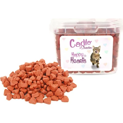 Cadilo Cat Snacks Happy Hearts kattensnoepjes 140 gram 2 verpakkingen