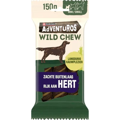 Purina Adventuros Wild Chew S hondensnack Per 2