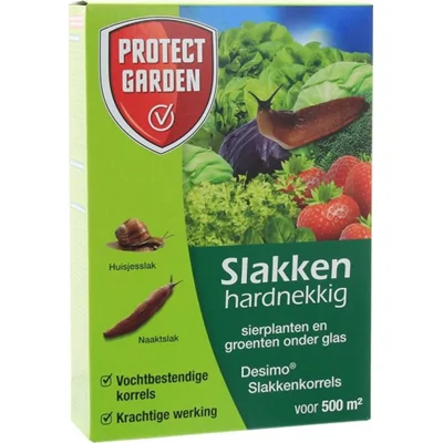 Desimo Slakkenkorrels 250 Gram Tegen Slakken - Lange nawerking - Tegen alle soorten slakken - Goed voor 500m2 grond