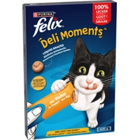 Felix Deli Moments Liquid Kattensnack Kip 4 x 10 gr