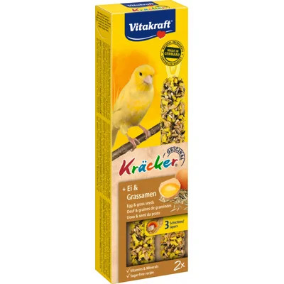 Vitakraft Kanarie Kracker Ei - Graszaad 2 stuks