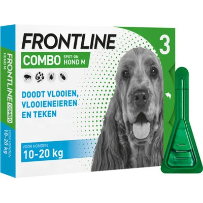 Frontline Combo Hond M (10-20 kg) - 3 pipetten