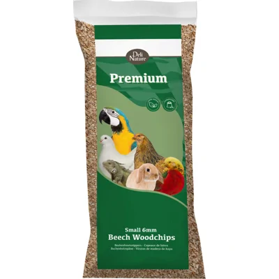Deli Nature Premium Beukenhoutsnippers 6 mm Fijn 12,5 kg