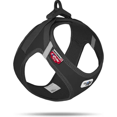 Curli Vest Harness Clasp Air-Mesh - Zwart - M