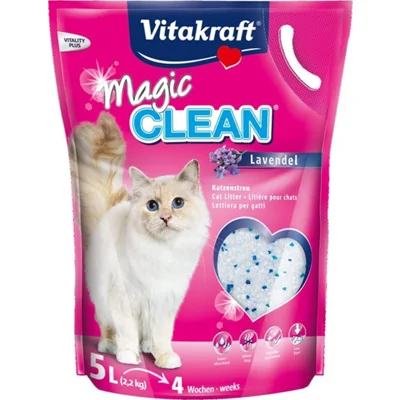Vitakraft Magic Clean Lavendel - 5 x 5 Liter + 1 gratis