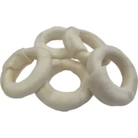 Brekz Rawhide - runderhuidring kauwsnack hond 7,5 cm 2 x 5 stuks