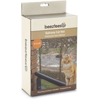Beeztees Kattennet voor Balkon Transparant 6x3m