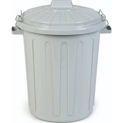 Curver Voerton met Deksel Grijs 45 liter