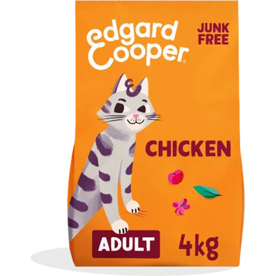 Edgard & Cooper graanvrij kip kattenvoer 4kg