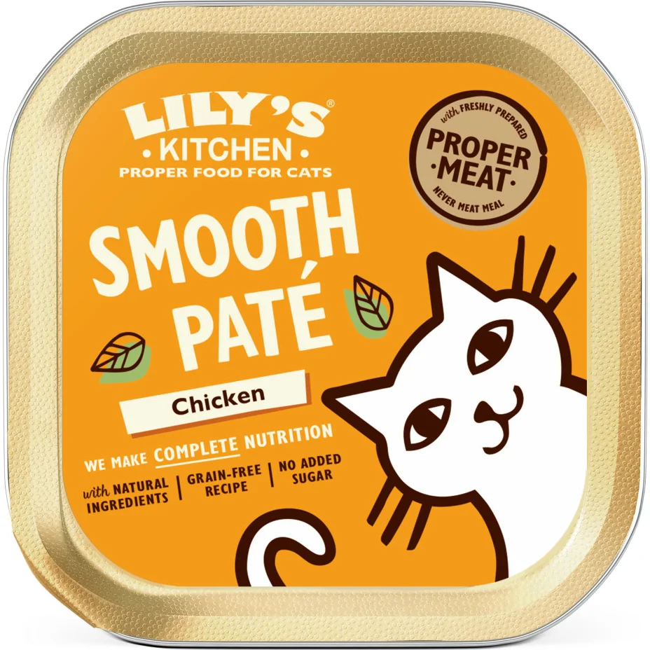 Lily's Kitchen Paté met Kip natvoer kat 19 x 85 gram