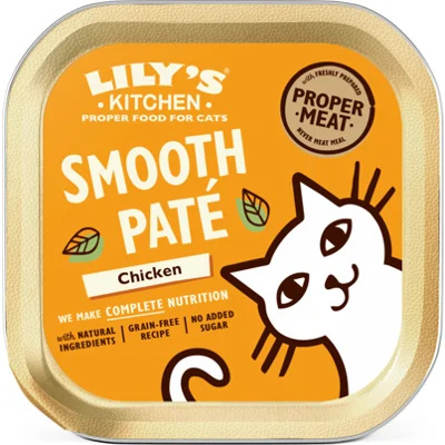 Lily's Kitchen Paté met Kip natvoer kat 19 x 85 gram