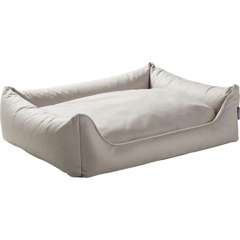 MaxxNobel Ultra Orthopedische Sofa Lederlook Beige 120 x 85 cm