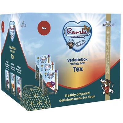 Renske variatiebox Tex 30 x 185gram hondenvoer