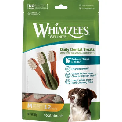 Whimzees Tandenborstel Medium 12st
