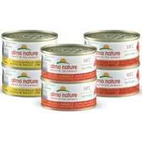 Almo Nature HFC Natural assorti kip multipack natvoer kat (70 g) 12 x 70 g
