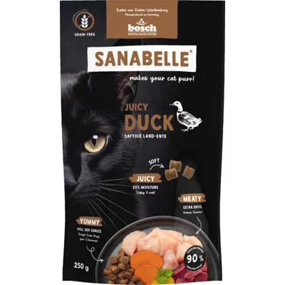 Sanabelle Juicy kattensnack Eend