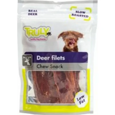 15x Truly Hondensnack Fillets Deer 85 gr