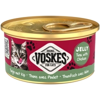 24x Voskes Kattenvoer Nat Gelei Tonijn&Kip 85 gr product name