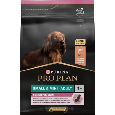 4x Pro Plan Adult Small&Mini Sensitive Skin Zalm 3 kg