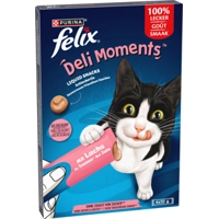 Felix Deli Moments Liquid Kattensnack Zalm 4 x 10 gr
