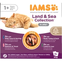 IAMS Delights Adult Land&Sea Jelly Multipack 8 x 85 gr