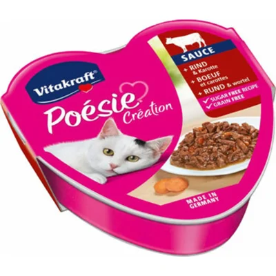 Vitakraft Kattenvoer In Saus Rund - Wortel 85 gr
