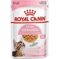 48x Royal Canin Kitten Sterilised Jelly Kattenvoer Nat 85 gr