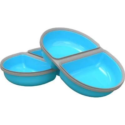 SureFeed Voerbak (gedeeld) - Blauw - 2 stuks