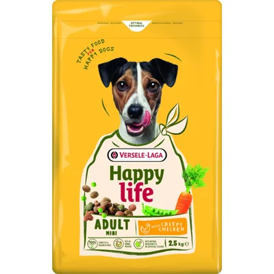 Happy Life Adult Mini met kip hondenvoer 2,5 kg