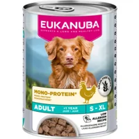 6x Eukanuba Special Care Hond Nat Adult Mono-Proteïne Kip 400 gr