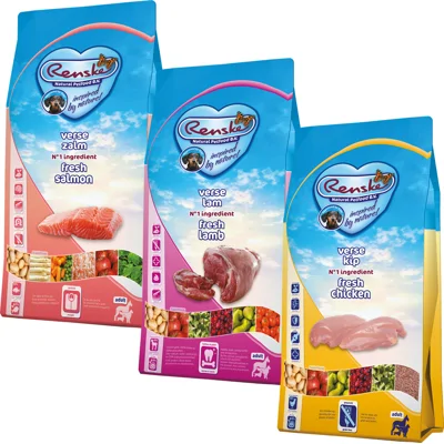 Renske Super Premium Graanvrij - Kip - 2 x 12 kg
