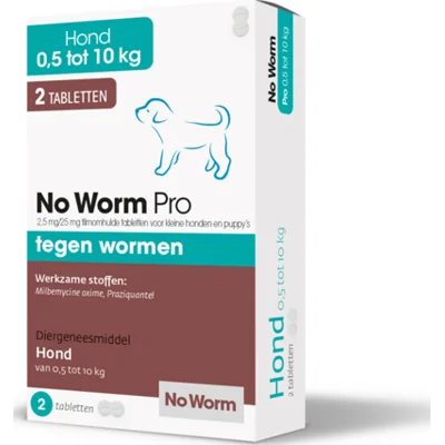 Exil No Worm Pro Puppy 2 tabletten
