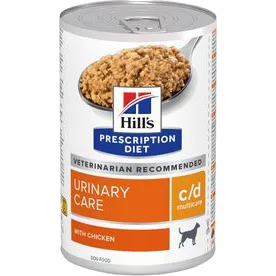 Hill's Prescription Diet C/D Urinary Care hondenvoer nat met Kip 370g blik