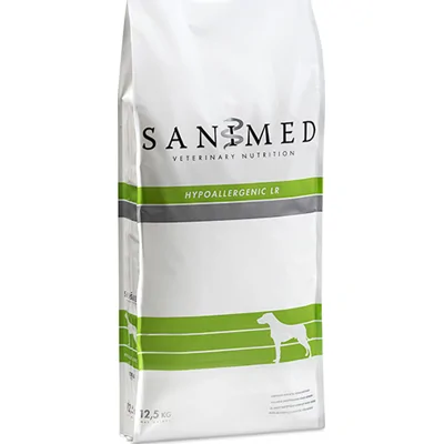 Sanimed Hypoallergenic LR lam droogvoer hond 12,5 kilo