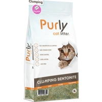 Purly Clumping bentoniet kattenbakvulling Baby Powder 2 x 5 liter