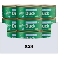 24x Prins Chunky Paté Kattenvoer Nat Eend 70 gr