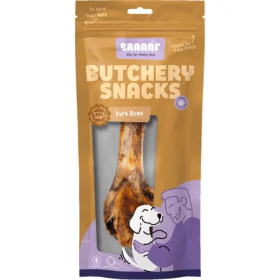 10x Braaaf Butchery Pork Bone Hondensnack
