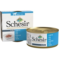 10x Schesir Hondenvoer Blik Jelly Tonijn 150 gr