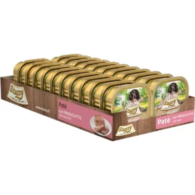22x Stuzzy Hondenvoer Paté Ham 150 gr
