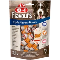 4x 8in1 Triple Flavour Bones XS 21 stuks