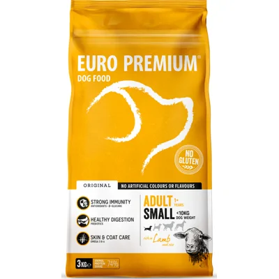 4x Euro-Premium Adult Small Lam - Rijst 3 kg