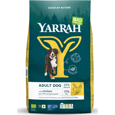 4x Yarrah Bio Hondenvoer Adult Kip 2 kg