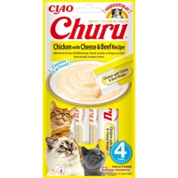 Ciao Churu Kattensnack Chicken&Beef&Cheese 4 x 14 gr product name