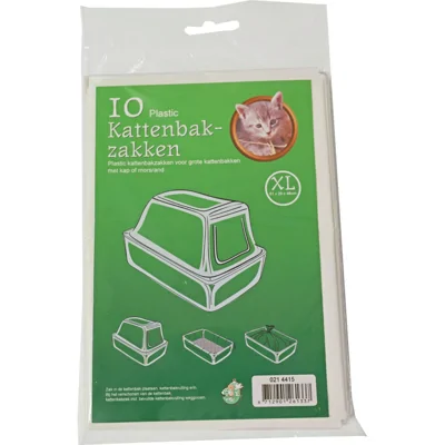 Boon kattenbakzak - Wit - XL - 51 x 20 x 46 cm -  10 stuks