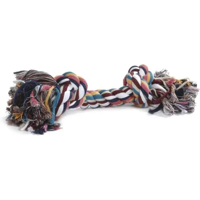 Beeztees Flossytoy Gekleurd - 2 knopen - 300 gram