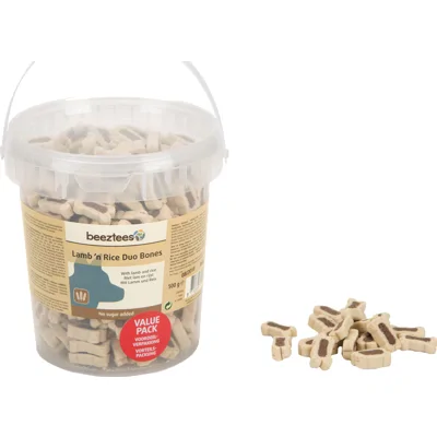 Beeztees Lam & Rijst Duo Bones - 500 g
