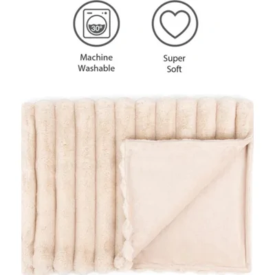 Scruffs Aspen Blanket - Creme