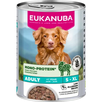 6x Eukanuba Special Care Hond Nat Adult Mono-Proteïne Lam 400 gr